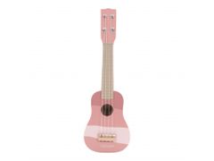 Little Dutch Drevená gitara - pink
