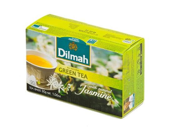 Dilmah Zelený čaj, 20x1, 5g, jazmínový kvet