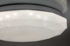 LUMILED Stropné svietidlo LED 18W 4000K biele okrúhle DIAMANT 33cm