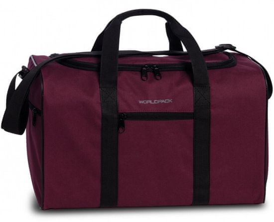 FABRIZIO Príručná taška Worldpack 40x25x20 Brick Red