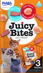 4DAVE cat Juicy Bites - ryba, škeble 33,9g