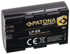 PATONA batéria pre foto Canon LP-E6 2000mAh Li-Ion Protect