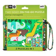 Petitcollage Oboustranné puzzle 2v1 Džungle