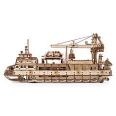 UGEARS 3D puzzle Research Vessel – Výskumné plavidlo 575 ks