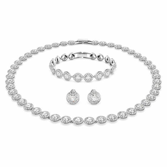 Swarovski Luxusná sada šperkov s kryštálmi Angelic 5367853 (náušnice, náramok, náhrdelník)