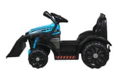 Lean-toys Batériový traktor ZP1001B s lyžicovým klaksónom modrý