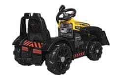 Lean-toys Batériový traktor ZP1001B s lyžicovým klaksónom žltý