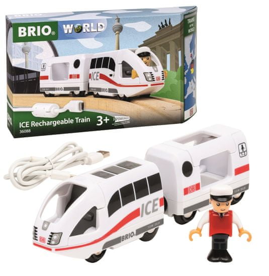 Brio 36088 Edícia Svetové vlaky: ICE Dobíjací vlak na batérie