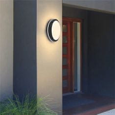 LUMILED Záhradná lampa 2x E27 fasádne nástenné svietidlo LARIS
