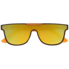 Sunmania Oranžové bezrámové zrkadlové okuliare "Rimless 2.0"