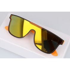 Sunmania Oranžové bezrámové zrkadlové okuliare "Rimless 2.0"