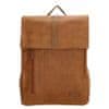 Beagles Hnedý elegantný kožený batoh „Twister“