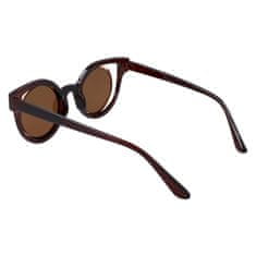 Sunmania Hnedé retro slnečné okuliare "Veteran"