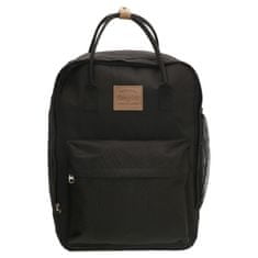 Beagles Čierny objemný batoh do školy „Scandinavia“