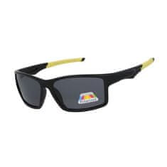 PolarZONE Žlto-čierne polarizačné okuliare pre šoférov "Chopper"