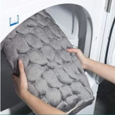 HOME & MARKER® Absorpčná rýchloschnúca protišmyková podložka do kúpeľne – 40x60 cm, sivá | STONESTEP