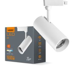 VIDEX Reflektor na koľajnici, 2O W, biely, Track Light, Videx | TR04-204W