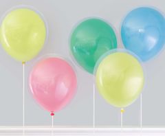 Unique Set balónov neónovo-priesvitné dvojité 24ks