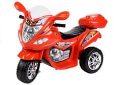 Lean-toys Červený trojkolesový dobíjací motocykel BJX-88