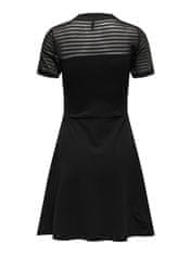 ONLY Dámske šaty ONLNIELLA Slim Fit 15315786 Black (Veľkosť L)