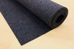 Betap AKCIA: 200x460 cm SUPER CENA: Čierny univerzálny koberec metrážny Budget (Rozmer metrového tovaru Bez obšitia)