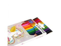 STARPAK Unicorn, ceruzkové pastelky, školské pastelky 12 farieb Univerzálny