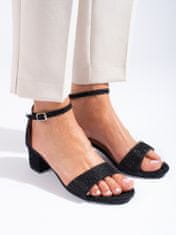 Amiatex Dámske sandále 101348 + Nadkolienky Gatta Calzino Strech, čierne, 39