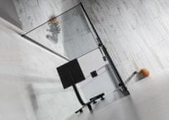POLYSAN ALTIS LINE BLACK bočná stena 900mm, číre sklo, výška 2000mm, číre sklo AL6012B - Polysan