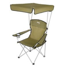 NILLS CAMP skladacia stolička so strieškou NC3087 zelená