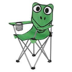 NILLS CAMP detská skladacia stolička NC3007 žabka