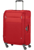 Cestovný kufor Citybeat Spinner 66cm 67/73L rozšíriteľný Červená