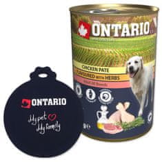 Ontario Konzerva kuřecí paté s bylinkami 400 g