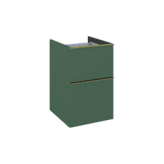 Elita Look, bočná závesná skrinka 40x45x64 cm 2S PDW, zelená matná, ELT-168569
