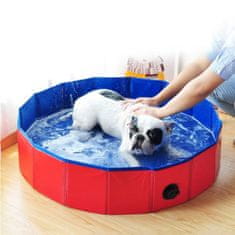 HOME & MARKER® Prenosný skladací multifunkčný bazén pre deti a domáce zvieratá (80x30 cm) | FOLDIPOOL