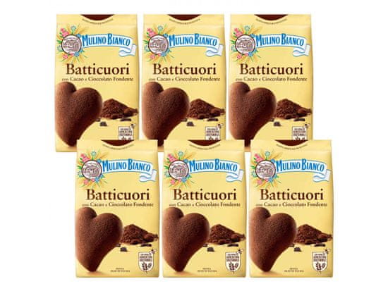 Mulino Bianco MULINO BIANCO Batticuori Talianske krehké kakaové sušienky