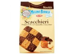 MULINO BIANCO Scacchieri - talianske čokoládovo-karamelové sušienky 300g 12 paczek