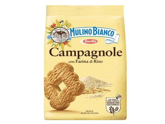 Mulino Bianco MULINO BIANCO Keksík Campagnole s ryžovou múkou 700g