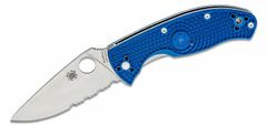 Spyderco C122PSBL Tenacious Lightweight Blue vreckový nôž 8,6 cm, modrá, FRN