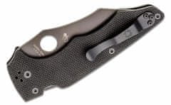 Spyderco C253GPBBK YoJumbo Black taktický vreckový nôž 10 cm, čierna, G10