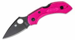 Spyderco C28FPPNS30VBK2 Dragonfly 2 Pink vreckový nôž 5,8 cm, čierna, ružová, FRN
