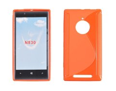 PS Puzdro gumené S-CASE Nokia LUMIA 830 pomaranč