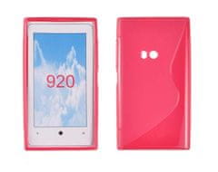 PS Puzdro gumené S-CASE Nokia LUMIA 920 ružové