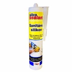 SILCO Silikón sanitárny jednozložkový, 310 ml, transparentný