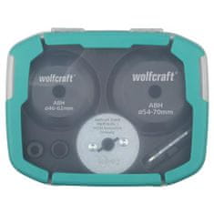 WolfCraft Sada pomôcok pre zväčšovanie otvorov Ø 35 - 51 / 46 - 62 / 54 - 70 mm (5953000)