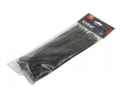 Extol Premium Pásky sťahovacou čierne 380x4,8mm 100ks (8856164)
