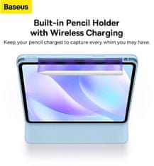 BASEUS magnetický ochranný kryt Minimalist saries pro Apple iPad 10.9" 2022, modrá
