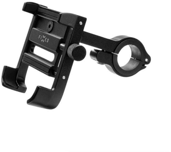 FIXED hliníkový držiak mobilného telefonu na kolo Bikee ALU 2 s otočnou hlavou, čierna