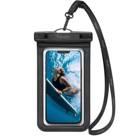 Spigen Univerzálne vodotesné puzdro Aqua Shield WaterProof Case A6011 Pack čierne AMP04525