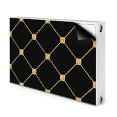 tulup.sk Dekoračný magnet na radiátor Zlaté diamanty 90x60 cm