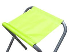 Aga Kempingová skladacia stolička Zelená